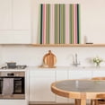 thumbnail image 5 of Framed Canvas Wall Art for Living Room Sage Green Striped Wall Decor, Geometric Pink Stripes Aesthetic Paintings for Bedroom Office Kitchen Bathroom, Ready to Hang Artwork Wall Pictures 8x8 Inch, 5 of 9