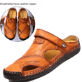 thumbnail image 3 of YOURDIARY Men's Casual Sandals Breathable Outdoor Beach Shoes Slippers, 3 of 7