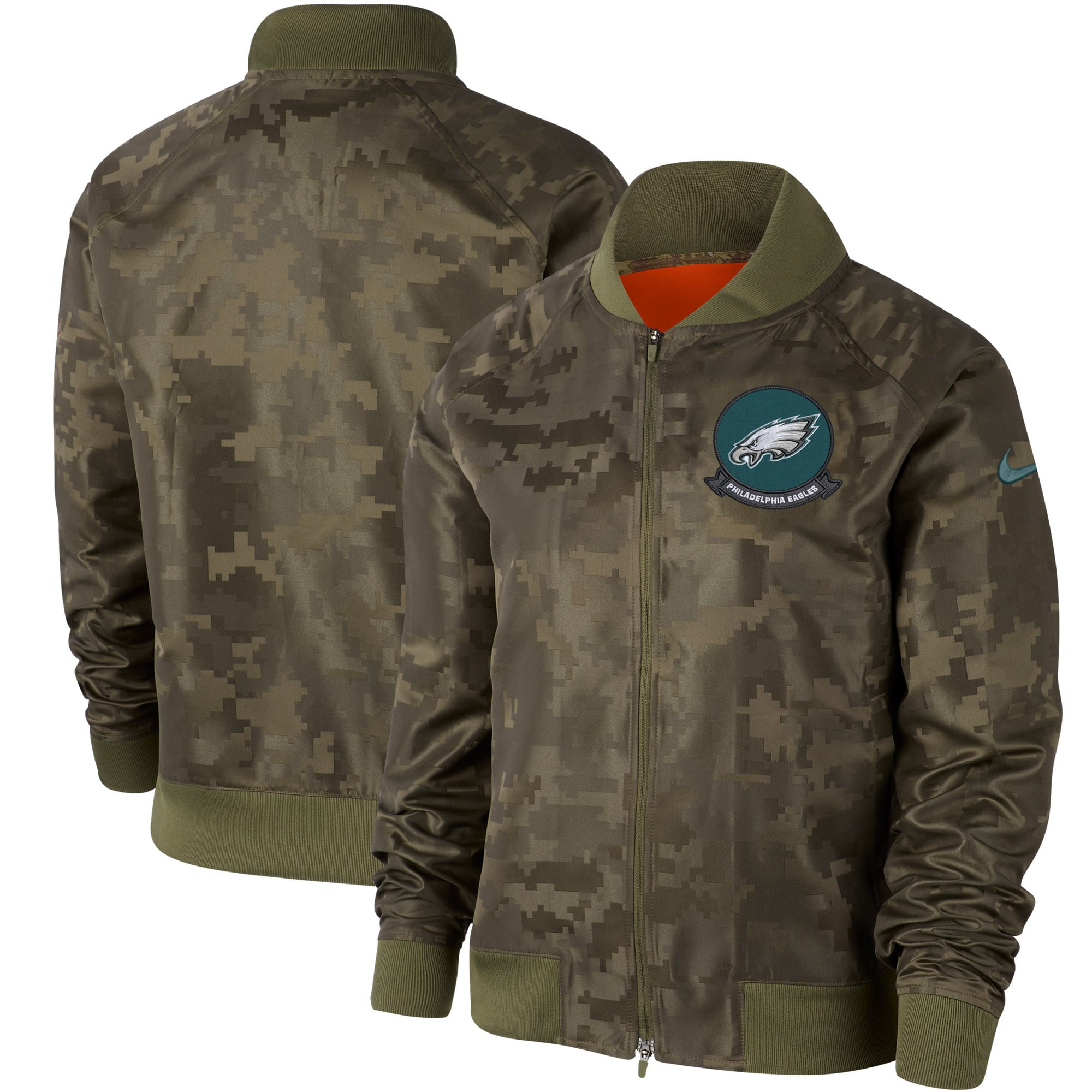 salute to service eagles jacket