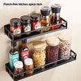 thumbnail image 4 of Mosiee Stainless Steel Spice Rack Organizer Wall Mounted Kitchen Storage Shelf, 4 of 9