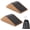 Wood Color, variant on Squat Wedge Block Non Slip for Heel Elevated Squats, 2 count | Professional fitness slant board and squat platform, ideal for raises, weightlifting, and strength .