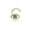 Green, variant on 20 Gauge Screw 10K Yellow Gold Green Enamel Evil Eye Nose Ring