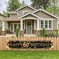 thumbnail image 2 of Golden Theme Banner Decorative Balloons 60th Celebration Design for Birthday Party Indoor Decoration Event Celebration, 2 of 9