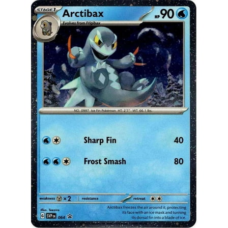Pokemon Scarlet & Violet  Arctibax Promo Single Card