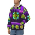thumbnail image 2 of Lsque Geometry Dash for Mens Full-zip Hoodie, Zip-up Pullover Hooded Sweatshirt, Kangaroo Pocket Hoodie Ideal for Daily Wear, Travel, and Home-Medium, 2 of 8