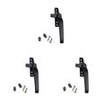 thumbnail image 1 of stanreset 1/2/3/5 Window Handle Home Hardware Lever Casement Locking Handles Convenience Balcony Handily Install Decorative Cap Gray Rustproof Right Black 3PCS, 1 of 6