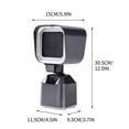 thumbnail image 3 of Campana extractora de sobremesa portátil mini | Extractor de humos de barbacoa de olla caliente móvil de mesa de acero inoxidable | Ángulo de altura ajustable de súper succión de 3600 rpm | Barbacoa, 3 of 8