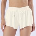 thumbnail image 1 of 2-in-1 Sports Yoga Short Skirt, Women's Activewear, Drawstring Stretchy Golf Sports Shorts, 1 of 5