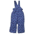thumbnail image 2 of Iceburg Toddler Girls Colorful Blue Polka Dot Heart Snow Bibs Ski Pants 2T, 2 of 2