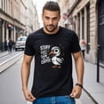 thumbnail image 4 of Colevkie Men’s Funny Saying Quote T-shirt Coffee Lovers Tee Tops Sarcastic Novelty Graphic T-Shirt(Black-Men,XS), 4 of 7