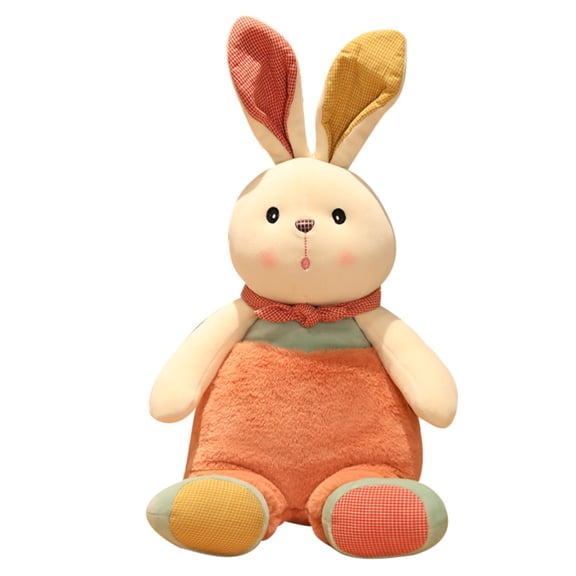 Warm Sunshine Bunny Plush Toy Soft Stuffed Rabbit Doll Cozy Decorative Pillow Gift