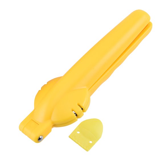 fashionhome Nut Opener Dentate Labor-saving Chestnut Clip Stainless Steel Sturdy Nut Shucker, Yellow