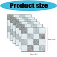 thumbnail image 3 of 6PCS Wall Tile Stickers PVC Floor Decals For Bathroom Wall Kitchen Sink Easy to Stick Installation Durability, 3 of 8
