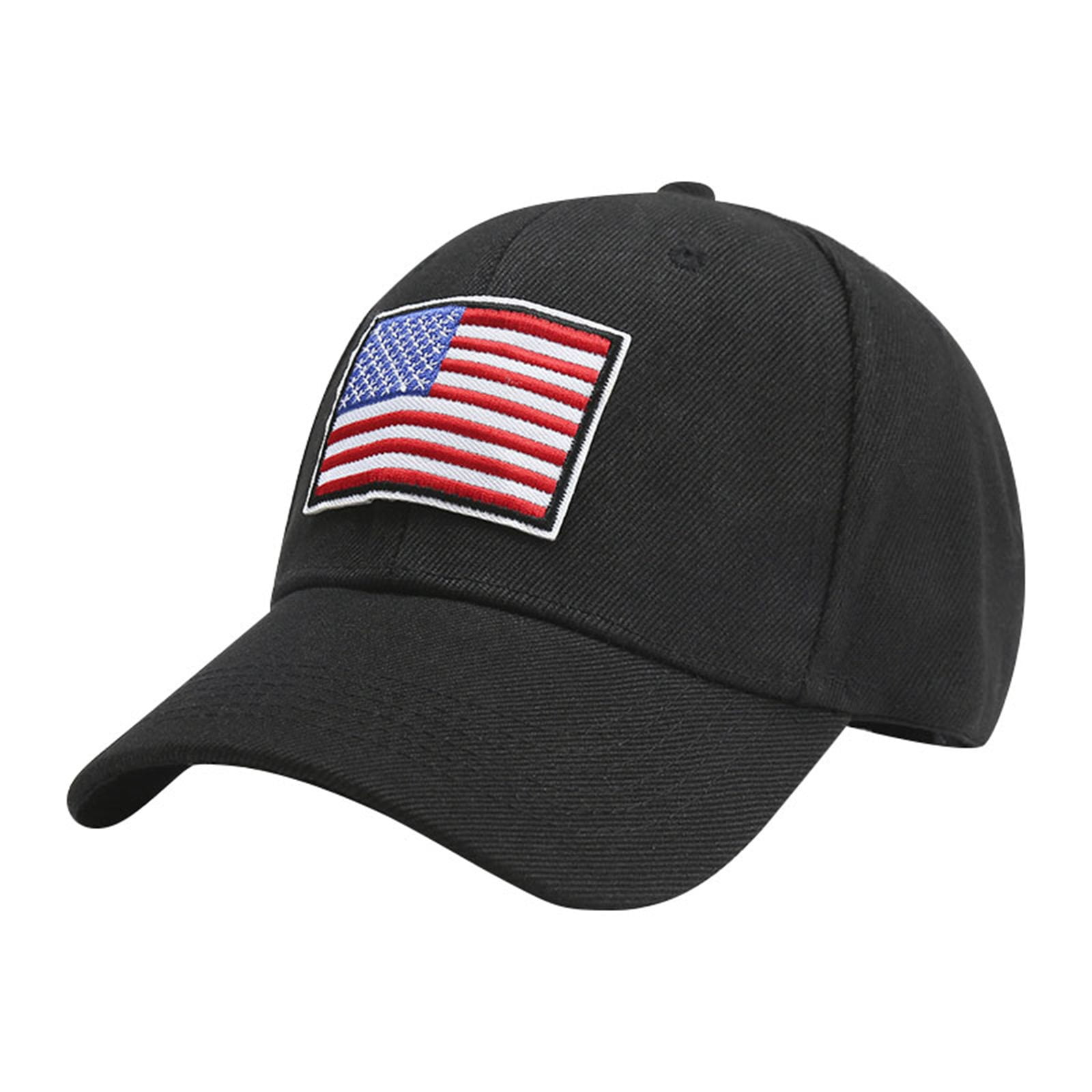 Geyoga 4-Pack American Flag Baseball Caps - USA Patriotic Tactical Hats For Men, Women, Teens