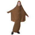 thumbnail image 1 of Bangus Robe Musulmane pour les Filles, Robe de Prière Islamique à Manches Longues avec Hijab, 1 of 4
