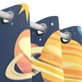 thumbnail image 3 of Cartoon Solar System Planet Blackout Curtains 55W x 72/84L Living Room Bedroom Curtains Heat Insulation and Sun Protection 2-Pack, 3 of 6