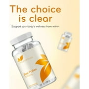 Clear Formulas Bee Pollen Natural Superfood Capsules, 1500mg, Immune Support, 200 Count