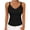 Black, variant on Womens Sleeveless V-Neck Blouse, Summer Casual Tops, Loose Fit Tank Top with Built-in Support for Daily Wear and Outwear