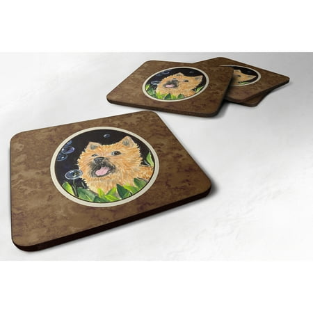 

Carolines Treasures SS8928FC Cairn Terrier Foam Coaster Set of 4 3 1/2 x 3 1/2 multicolor