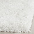 thumbnail image 4 of SAFAVIEH California Plush Solid Shag Runner Rug, White, 2'3" x 5' - Modern Design, White, Non-Shedding & Easy Cleaning, Ultra Plush Thick Pile, Ideal for Living Room, Bedroom, Entryway, 4 of 15