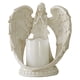 thumbnail image 2 of Candelabro de vela de té, candelabro con vela LED parpadeante, estatua de figura de ángel Los 21x21cm, 2 of 8