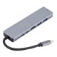 thumbnail image 2 of Adaptador de tarjeta de red 6 en 1 USB C Hub a 4K HDMI USB 3.0 2.0 PD RJ45 para PC, 2 of 7