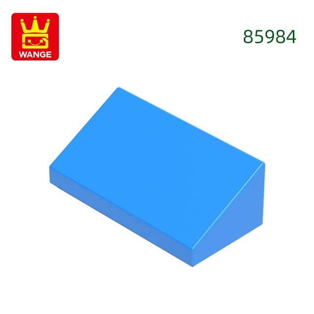 266Pcs/lot 85984 Slope 30 1x2x2/3 Roff Block Moc Color Accessories Compatible with Brick DIY Children's Toy Assembly Parts 37.Dark Azure about 266pcs