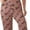 Brown, variant on Womens Plus Size Pajama Soft Silky Print Set Short Sleeve Sleepwear 2 Piece Lightweight Loungewear for Home