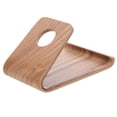 thumbnail image 1 of Soporte de madera para teléfono: Soporte portátil de madera para teléfono de escritorio - Soporte para tableta - Organizador de escritorio minimalista para oficina y hogar, 1 of 6