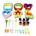 thumbnail image 2 of Coupeur, Coupe-Légumes 26PCS avec Fourchettes pour Desserts, 2 of 8