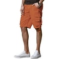 thumbnail image 2 of Matchstick Men Cotton Twill Multi-Pocket Cargo Shorts for Work Sports Outdoor, 2 of 8