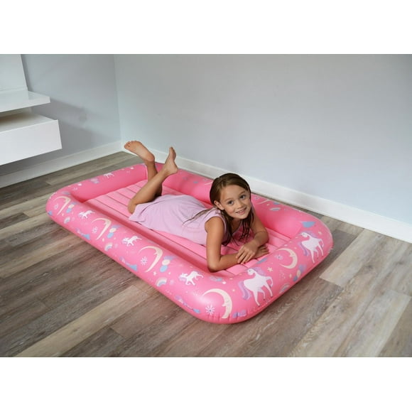 Ozark Trail 5 ft Kid’s Pink Flocked Princess Airbed for ages 3 years and up, For kids up to 110 lb