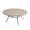 Sand, variant on DIFY 63" Round Metal Patio Dining Table for 8-10, Outdoor Dining Table with Umbrella Hole, Sand