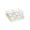 A, variant on Feledorashia Acrylic Fruit Platter, Snack Plates, Four-Compartment Divided Serving Tray with Metal Stand, Durable Food-Grade Shatterproof Clear Plastic Organizer for Bars Restaurants Home Use