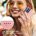 thumbnail image 4 of KAIYANG DIERFENG DF-03 para Motorola Moto G34 5G Funda tipo billetera de piel sintética para teléfono - Púrpura Estilo C Motorola Moto G34 5G Rosa, 4 of 5