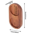 thumbnail image 3 of And Pepper Grinder Mill Tray 2 Partitions Pepper Mill Holder General Wooden Rest Stand Condiments Organizer For Kitchen Home Baking Trays Trays Home Decor, 3 of 6