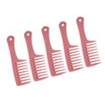 thumbnail image 4 of Wide Tooth Comb, Hairdressing Wide Tooth Comb 5Pcs Safe Ergonomic Portable  For Travel For Office, 4 of 8