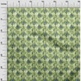 thumbnail image 3 of oneOone Velvet Light Green Fabric Ikat Sewing Craft Projects Fabric Prints By Yard 58 Inch Wide, 3 of 4