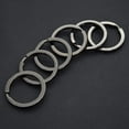 thumbnail image 6 of 12pcs Metal Flat Key Rings, 1 inch Thick Round Split Keyring for Car Office Home DIY Keychains, 6 of 6