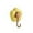 Yellow, variant on Sunflower Flower Washable Suction Cup Hooks with Vacuum Power for Wall Hanging - Reusable Flower Shaped Hangers for Room Organization and Easy Installation, 3.74X2.68X1.77 inch, Yellow