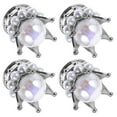 thumbnail image 1 of VERDANVERSE 4Ud Tapones Para Válvulas De Neumáticos En ABS Y Cobre Color Plata Con Creativo Y, 1 of 6