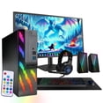 thumbnail image 1 of Restored BlairTech Beast RGB Gaming PC Computer, Intel Core i5 with Radeon RX 550 GPU, 16GB RAM, 500GB SSD, WiFi, Bluetooth, Windows 11 Desktop,1080p Gaming - Elite Bundle, 24” Monitor (Refurbished), 1 of 10