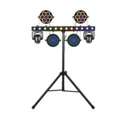 Jmaz Lighting JZ2008 Versa Flex Bar All-In-One Lighting System with 2 Movers & FX Bar