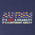 thumbnail image 2 of Autism Awareness Puzzle | Autism Is Not A Disablity It's A Different Abilty Inspirational Christian Mens Premium Tri Blend T-Shirt, Vintage Navy, Small, 2 of 5