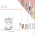 thumbnail image 4 of 4 Pcs Gel Pens, Cute Fine Tip Ink Pens - Smooth Writing & Quick-Drying, Black Ink for Journaling/Note-Taking - Cat Tail Design Ballpoint Pens, Ideal for School/Office/Home, Perfect Small Gifts for Wom, 4 of 6