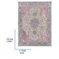thumbnail image 3 of Livabliss Area Rugs for Living Room, 8x10 Antioch Traditional Purple Rug, Bedroom Dining Room Home Decor Stain Resistant Carpet (7'10" x 10'6"), 3 of 8