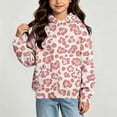 thumbnail image 6 of Txenfivo Girls Graphic Hoodie Pullover Fleece Long Sleeve Girls and Toddler's Cute Hooded Sweatshirt (3-14), 6 of 6