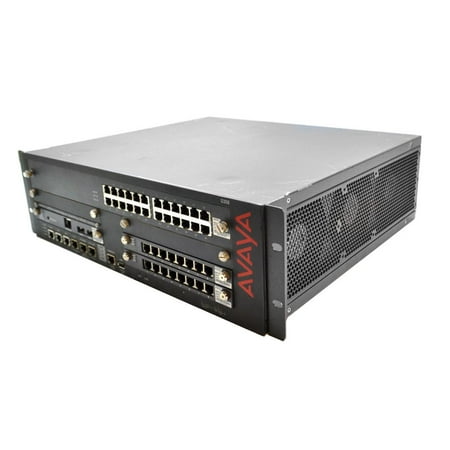 700281694 Original Avaya G350 Media Gateway Server With 2X MM711 S8300 Modules Network Switches & Management - Used Very