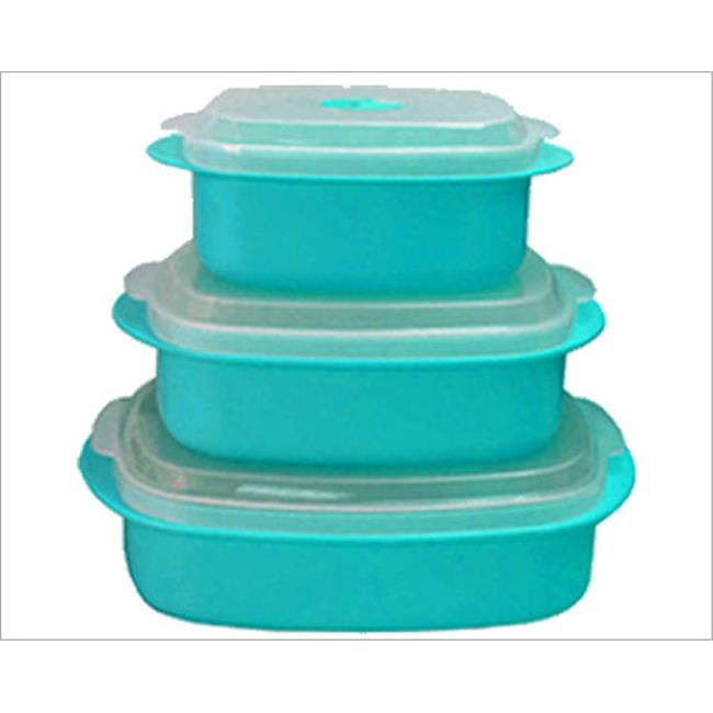 Microwave Cookware Set Turquoise