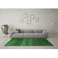 thumbnail image 3 of Ahgly Company Indoor Square Solid Emerald Green Modern Area Rugs, 6' Square, 3 of 4